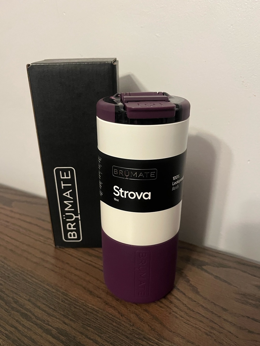 NEW! Brumate 18oz Strova Terrazo and Plum Mix